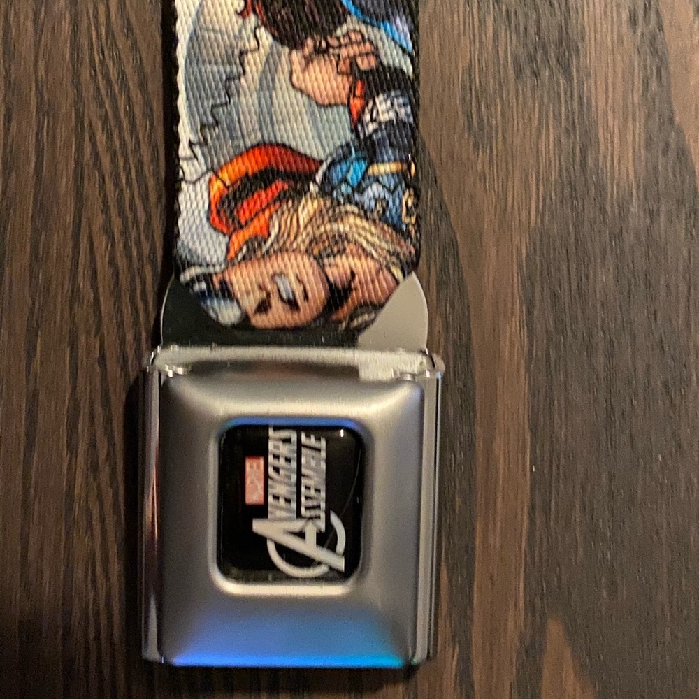 Avengers belt - seatbelt buckle